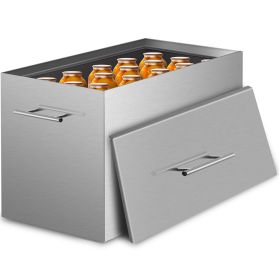 VEVOR Water Bath Canner, 15 Quart Stove Top Canner Pot, Boiling Water Canners with 2 Canning Racks, 304 Food Grade Stainless Steel Large Stock Po